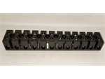 BSK-6A, Bakelit sorkapocs, 10A/400V, 12tag, M3 csavar, max.2,5 mm2