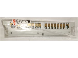 GW 40401 föld- és nullsín 2 x (1x25mm2 + 7x10mm2), 8 modul