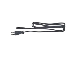 Hálózati tápkábel, fekete, 250V/2,5A, 1,75m