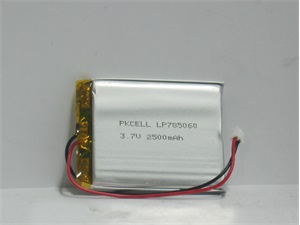 Li-Po 3.7v 2500mAh lithium ion polymer akkumulátor