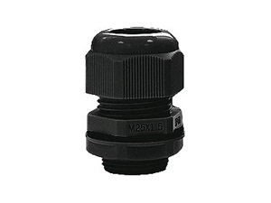 M50 műanyag tömszelence anyával, IP68, fekete, D: 30-38